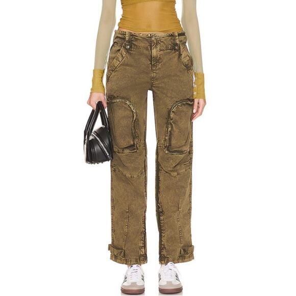 Free People We The Free Can't Compare Slouch Pants M - Picture 1 of 8
